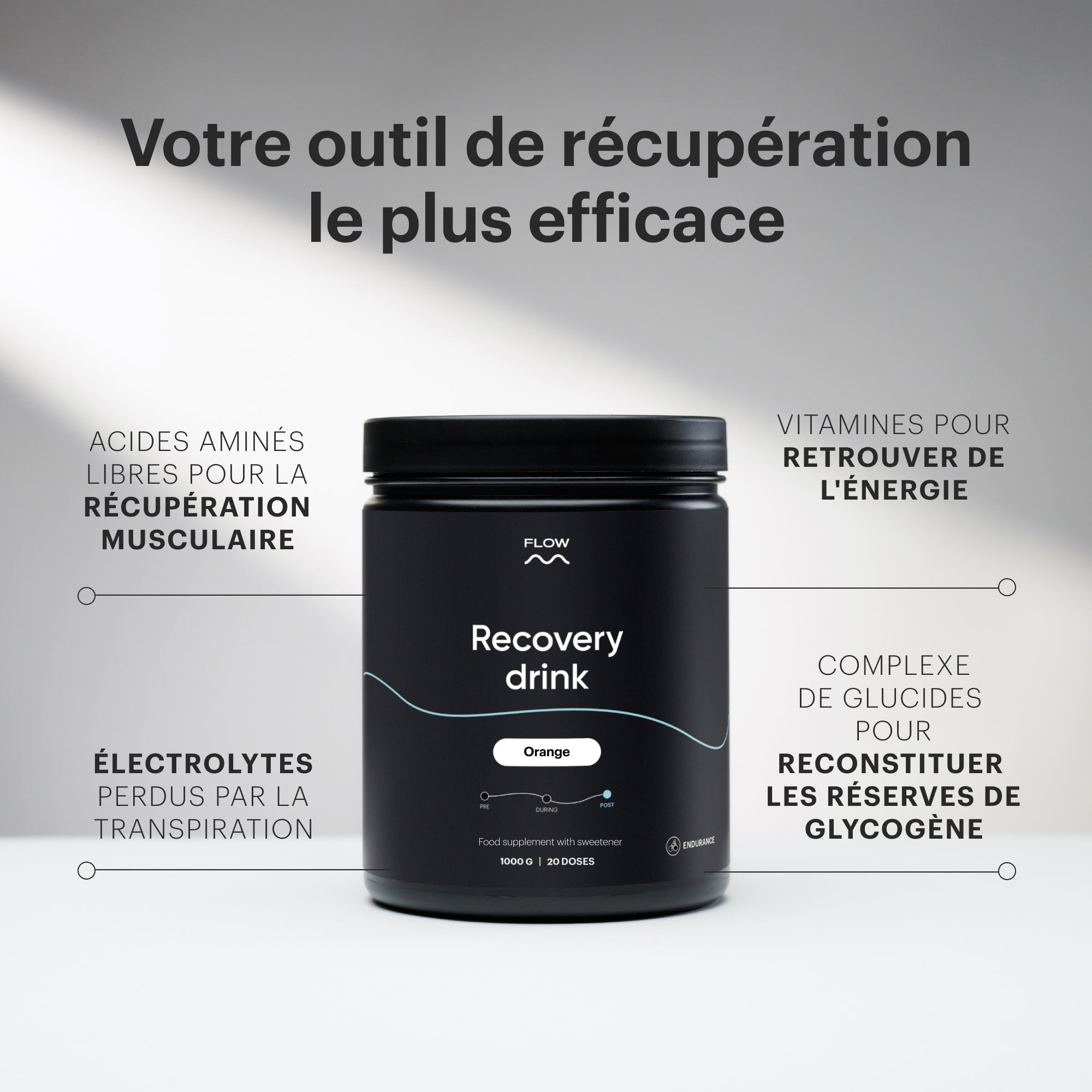 Recovery drink 2.0 - Orange